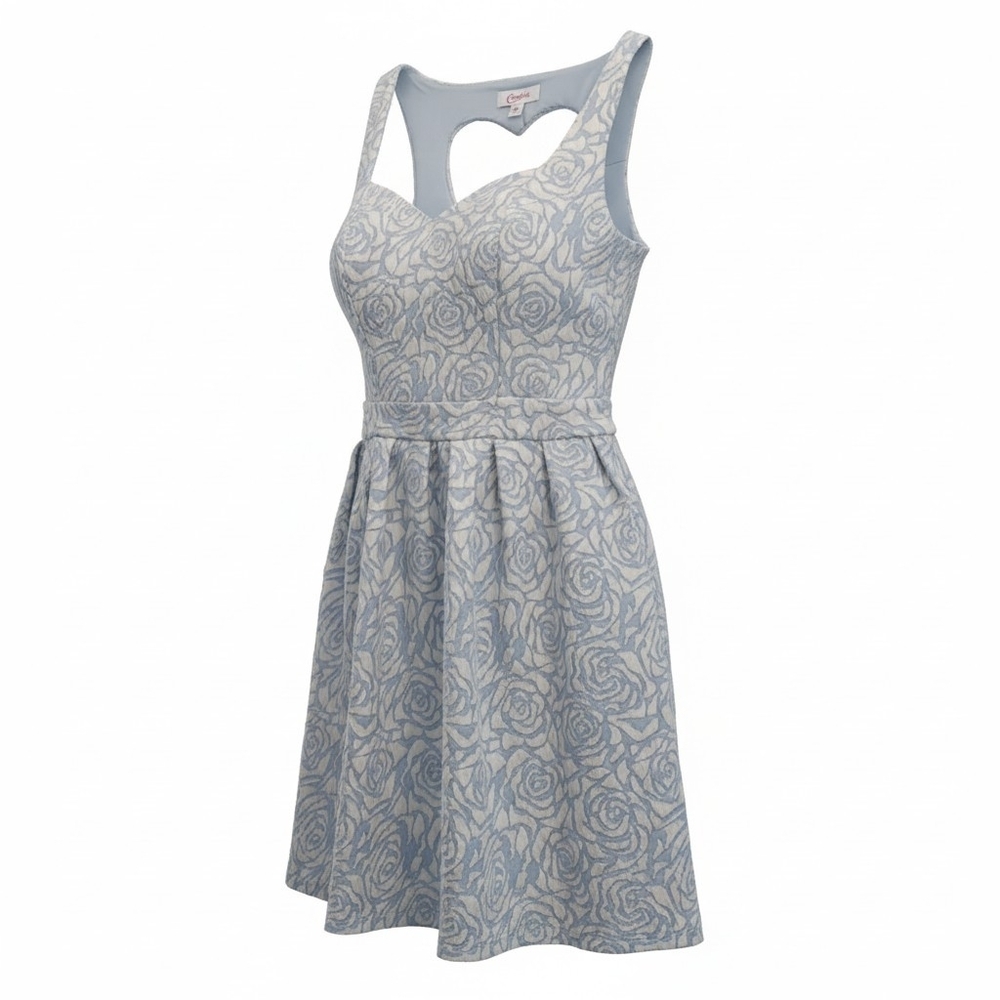 Candie's Light Blue Floral Mini Dress